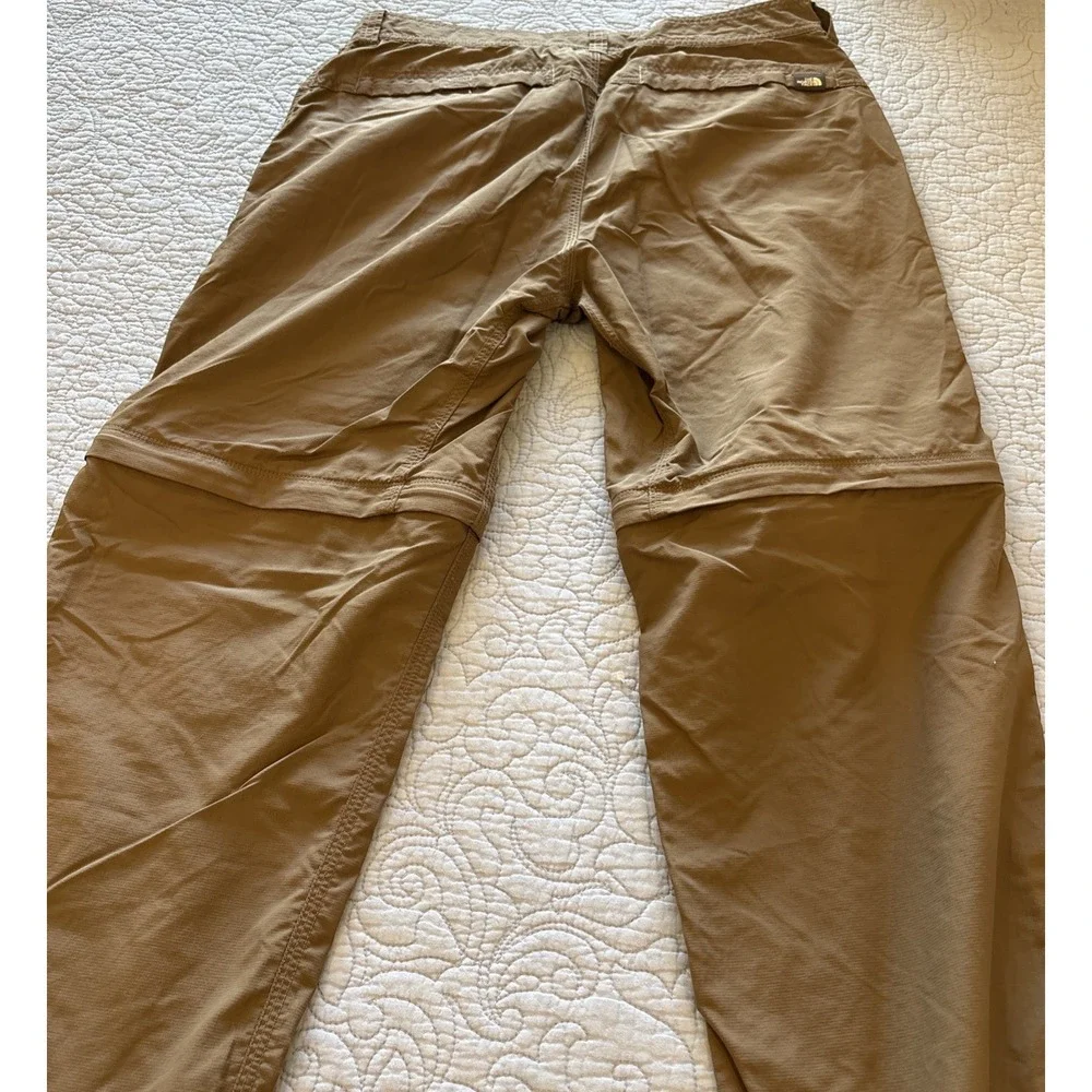 The North Face Khaki Convertible Hiking Pants T338/T738